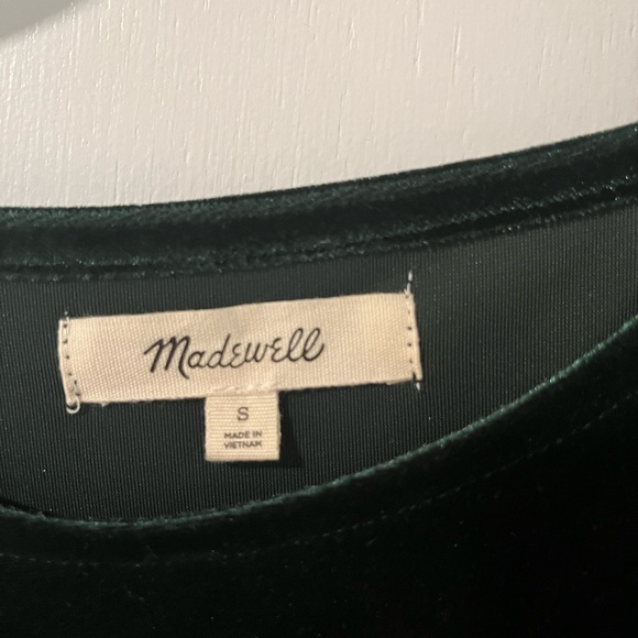 Velvet green Madewell top - Picture 2 of 6